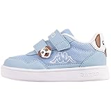 Plantare comodo Kappa Codice Stile: 280023m pio M, Scarpe da Ginnastica Unisex-Bimbi 0-24, Bianco ghiacco, 24 EU