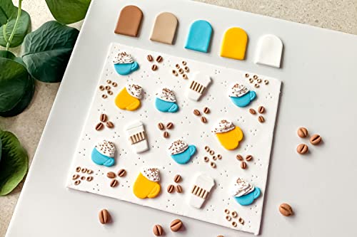 FIMO Soft & Effect Polymer Oven Modelling Clay - 57g - Set of 8 - The Chai Latte Collection, Assorted - Image 2