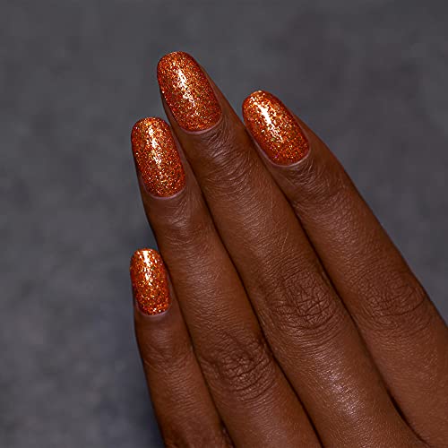 Image of ILNP Trick or Treat - Vivid Orange Holographic Ultra Metallic Nail Polish