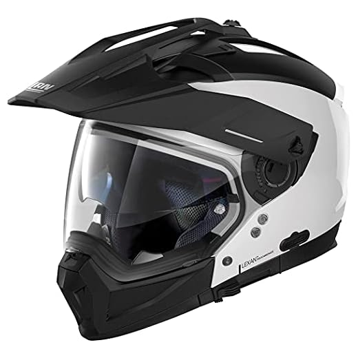 Nolan N70-2 X Special N-Com ren vit motorcykelhjälm storlek M