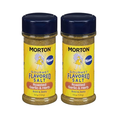 Morton Gourmet Flavored Salt Roasted Garlic & Herb (2 Pack)