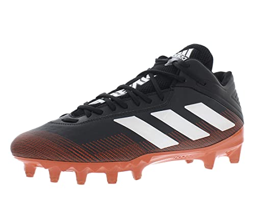 Adidas Sm Freak Mid Men Shoes Size 12, Color: Black/White/Orange