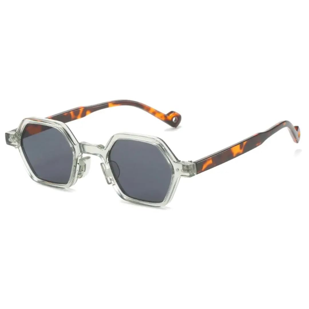 Retro Sunglasses Vintage Shades Clear Ocean Lens Rivets Sun Glasses Trendy Uv400 Glasses