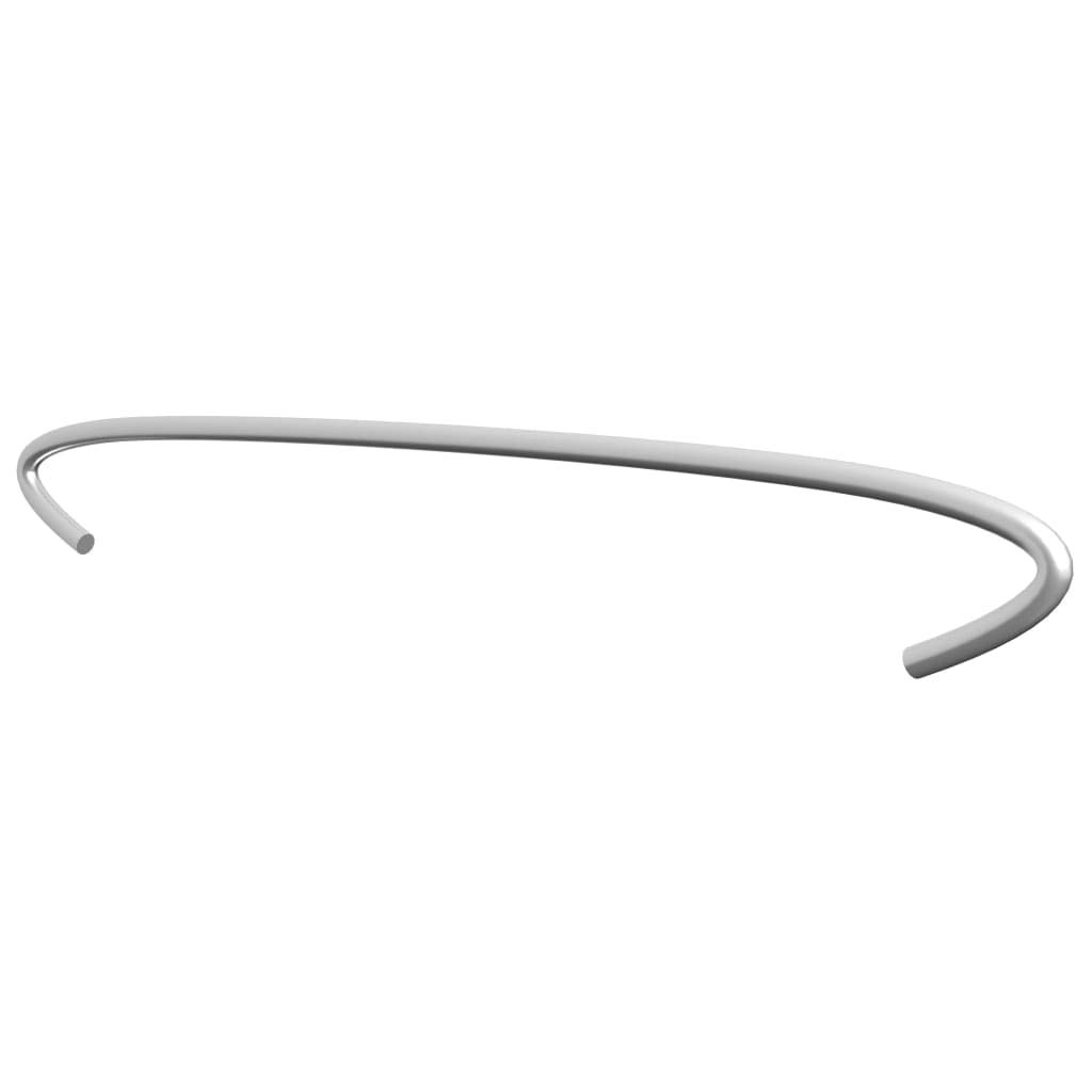 vidaXL 100x Crochets de Gabion Entretoises de Gabion Support de Distance Accessoires de Gabion Robuste Durable Résistant Acier Galvanisé 50 cm