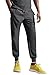 Mediclo Men's Medical Scrub Set - Crevan V-Neck Top and Kodiak 10 Pockets Jogger Pants Eco Friendly Sustainable FYSEL Fabric Workwear Heather Grey MT5001MB6003HGYR010 XL