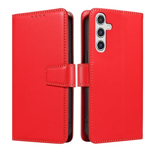 for Samsung A55 Phone Case, Premium PU Leather Wallet Sam Sung A55 Case with Wrist Strap, RFID Blocking, Credit Card Holders, Magnetic Closure Shockproof Protective Galaxy A 55 5G Phone Cases