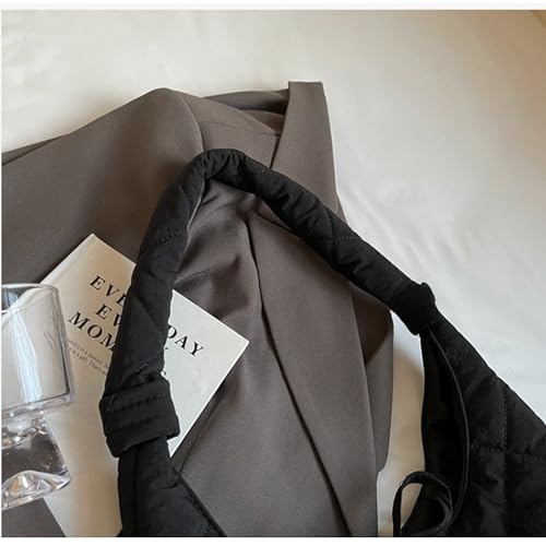 Base’ic Puffer Bag for Women – Quilted Tote Shoulder Purse, Lightweight Large Capacity Crossbody Bag for Casual Daily Use4