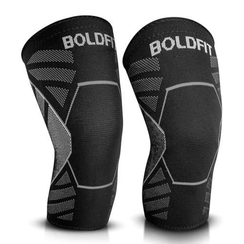 Boldfit Polycotton Blend Knee Support For Men And Women - Pain Re...