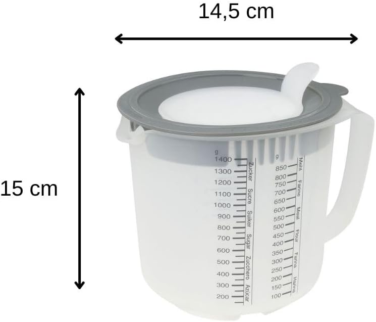 Dr. Oetker Creative Measure Mixing Bowl, 1-1/2-Quart