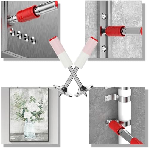 Image of 7.3mm Nail Gun Manual Steel Nails for Manual Steel Nail Gun,100 pcs Round Nails Wall Fastening Tool Concrete Ceiling Cable Ducts Fixed Slotting Device Repair Tool Nail Gun Accessories
