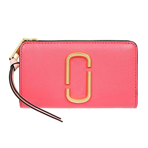 [マークジェイコブス] Marc Jacobs 財布(二つ折り財布) M0013356 ドラゴンフルーツマルチ ザ スナップショット レザー ダブルJ ロゴ コンパクト ウォレット レディース [ブランド] [並行輸入品]