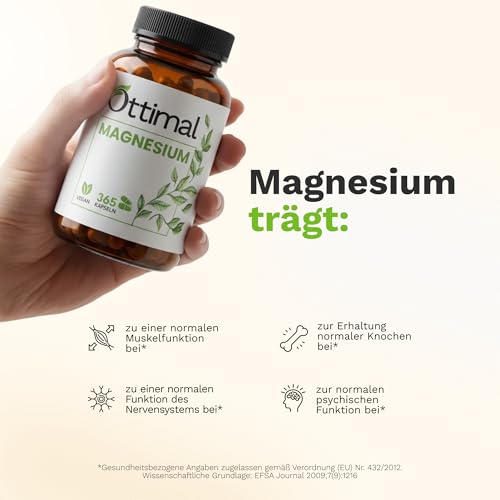 Magnesium 400mg Kleine Kapseln (1 Jahr / 107% NRV) Magnesiumoxid 666mg, davon 400mg Elementares - Magnesium Hochdosiert Kapseln - Tagesbedarf in 1 Kapsel (Jahresvorrat) – Bild 7