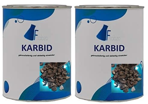 Flabzo Karbid 1 Kg (Kabit Kabitt karbitt Karbit Steine) für viele Anwendungen by Buttersäure 24 (2x500gramm) (Artnr.26399179)