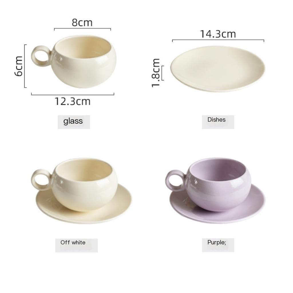 Herbata herbaty, Para mężczyzn i kobiet kubek śniadaniowy do mleka(White)