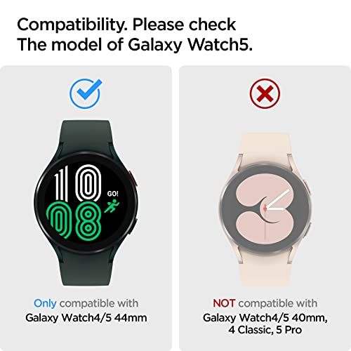 Image of CASEOLOGY by Spigen Caseology Vault for Samsung Galaxy Watch 5 44mm Case, Galaxy Watch 4 44mm Case -Matte Black