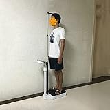 ▲ Escala de aleación de aluminio ajustable en altura, la varilla de aleación de aluminio se levanta de manera constante, la escala es clara, el rango de escala es de 70 ~ 190 cm / 27 ~ 75 pulgadas