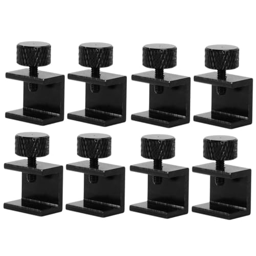 8Pcs Glass Bed Clamp for 3D Printer, Aluminum Alloy U-notch Clip