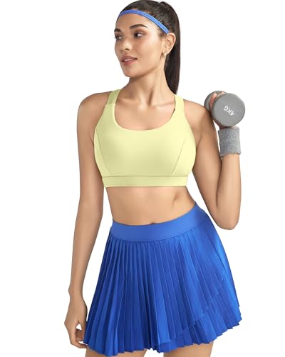 Image of RUNNING GIRL Sports Bras for Women,Seamless Strappy Sports Bra High Support Crisscross Back with Removable Pads