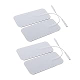PLAFOPE 4 Pezzi Patch massaggio elettrico elettrodi autoadesivi pastiglie ricambio dell