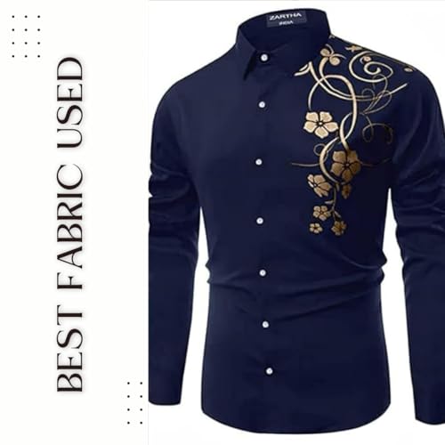 Image of Bellstone Men's Cotton Blend Solid Regular Fit Full Sleeve Short Kurta | Men's Trendy Short Kurta | Ethnic Stylish Casual Lightweight Summer Kurta for Daily and Occasion Use