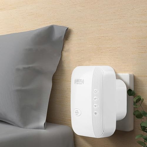 WiFi Extender - WiFi Signal Booster Up to 3000sq.ft & 30 Devices, WiFi Range Extender, Fashion Wireless Internet Repeater, Long Range Amplifier with Ethernet Port, for Home & Office