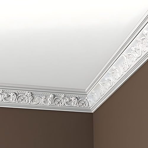 Corniche Profhome 150124 polyuréthane rigide prétraité à peindre - 5