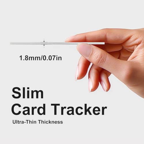 Yaote Wallet Tracker Card, Ultra-Thin Luggage Tracker Works With Find My  thumb #4