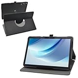 MAMA MOUTH hülle für DOOGEE U13,360°drehbare PU-Lederhülle für DOOGEE U13/DOOGEE Tab E3 Pro/Blackview Mega 8/SVITOO P1300/SVITOO P300 13-Zoll-Tablet,Schwarz