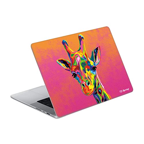 Skin vinyle MacBook Pro 14 A2442 design girafe artistique P.D. Moreno