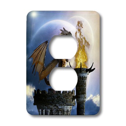 Prise de courant dragon pour masquer les murs blancs ternes - 4