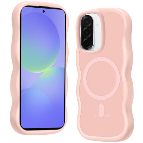 ATUSIDUN For Galaxy A36 / A56 �P�[�X SC-54F �P�[�X MagSafe�Ή� ���C�����X�[�d galaxy a36 / a56 �J�o�[ ���N���A �ϏՌ� �g�^ ���˂��� ���킢�� �M�����N�V�[A36 / A56 �X�}�z�P�[�X