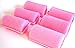 2 Pack (each contains 6 rollers) Soft PINK Foam Hair Styling Rollers SPONGE Curlers LARGE 1" (you are getting total of 12 rollers)