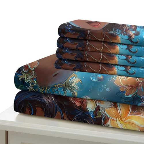 Housse de couette forêt brumeuse 3D parure de lit 220x240 cm