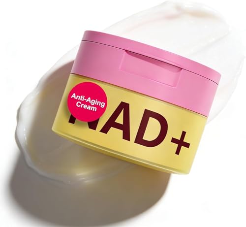 Crema Antienvejecimiento Exclusiva para Mujeres con NAD+: Combate Arrugas, Aumenta la Elasticidad e Ilumina el Cutis — Hidratación Profunda; Crema Coreana de Doble Acción (Día y Noche)