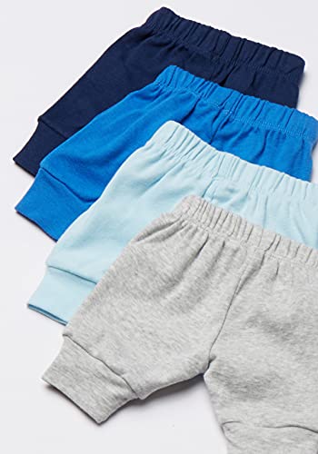 Amazon Essentials Baby Boys' Cotton Pull-On Pants, Pack Of 4, Blue, Multi Color, 18 Months #TOP1