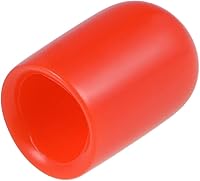 Vista 51 de uxcell 200 tapas de goma de 0.051 in (1/16") de vinilo redondo de vinilo para pernos de tubo, protectores de rosca de tornillo, color negro