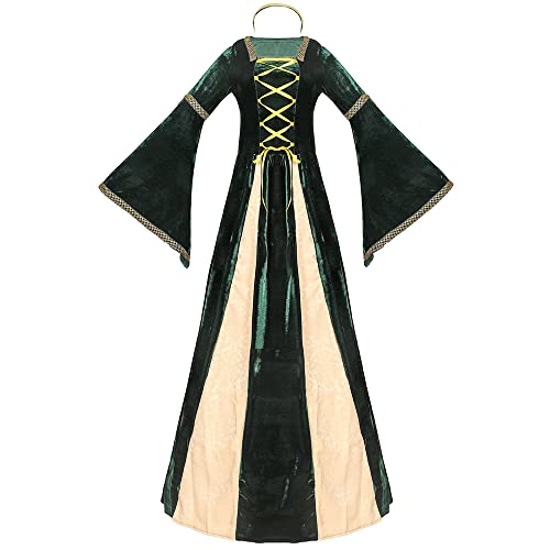Image of Ulalaza Women's Cosplay Costume Cleopatra Greek Goddess Ancient Roman Warrior Uniform Outfit for Halloween Party