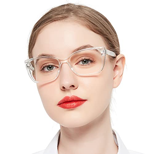 Occi Chiari 4.0+ Reading Glasses Women Blue Light Blocking Reader 400(1.0 1.25 1.5 1.75 2.0 2.25 2.5 2.75 3.0 3.5 4.0 5.0 6.0) Lightweight #TOP24