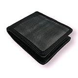 Roter Hahn 112/ Feuerwehr Geldbörse/Portemonnaie/Geldtasche/Portjuchhe/Brieftasche/Geldbeutel/ 125 x 95 x 20 mm/Original aus gebrauchter Feuerwehrschlauch/aus Deutschland (Schlauch Schwarz)