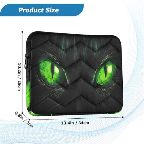 Funda para Laptop 13-14 Pulgadas Ojos Verdes Impermeable miniatura 3