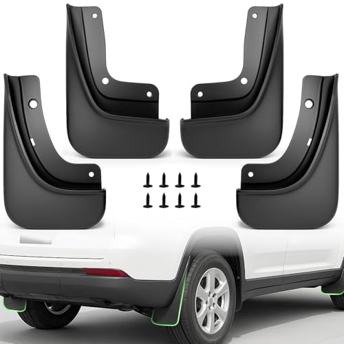 MusTree 4Pcs Wheel Tire Mud Flaps fit for Jeep Grand Cherokee 2022 2023 2024 2025（Excluding L Model） Mud Guards Front Rear Splash Guard Rim Protector Accessories