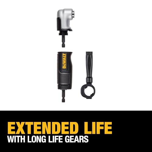 Image of DEWALT FLEXTORQ Right Angle Drill Adapter, 2-in-1 Attachment for Impact Driver (DWAMRAFT) (Pack of 5)