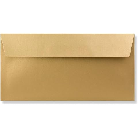 DL Metallic Gold Envelopes for Invitations Cover