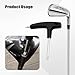 Eiodoni Golf Torque Wrench Tool, Universal T20 and T25 Dual Head Torque Wrench, Plastic and Stainless Steel Golf Wrench Tool, Universal Weights Shaft Adapter Black Golf Club Driver Adjustment Tools