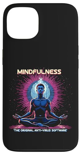 Mindfulness Meditazione Originale Antivirus Software Tech Custodia per iPhone 13
