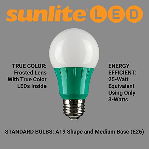 Sunlite 80146-SU Led A19 Colored Light Bulb thumb #4