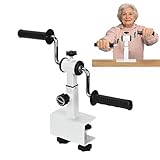 Arm Bike for Physical Therapy with Anti Slip, Desktop Clamp Design, Adjustable Resistance Exerciser for Arm and Shoulder Workout, Suitable for Tabletops 0.4-1.95 in Thick