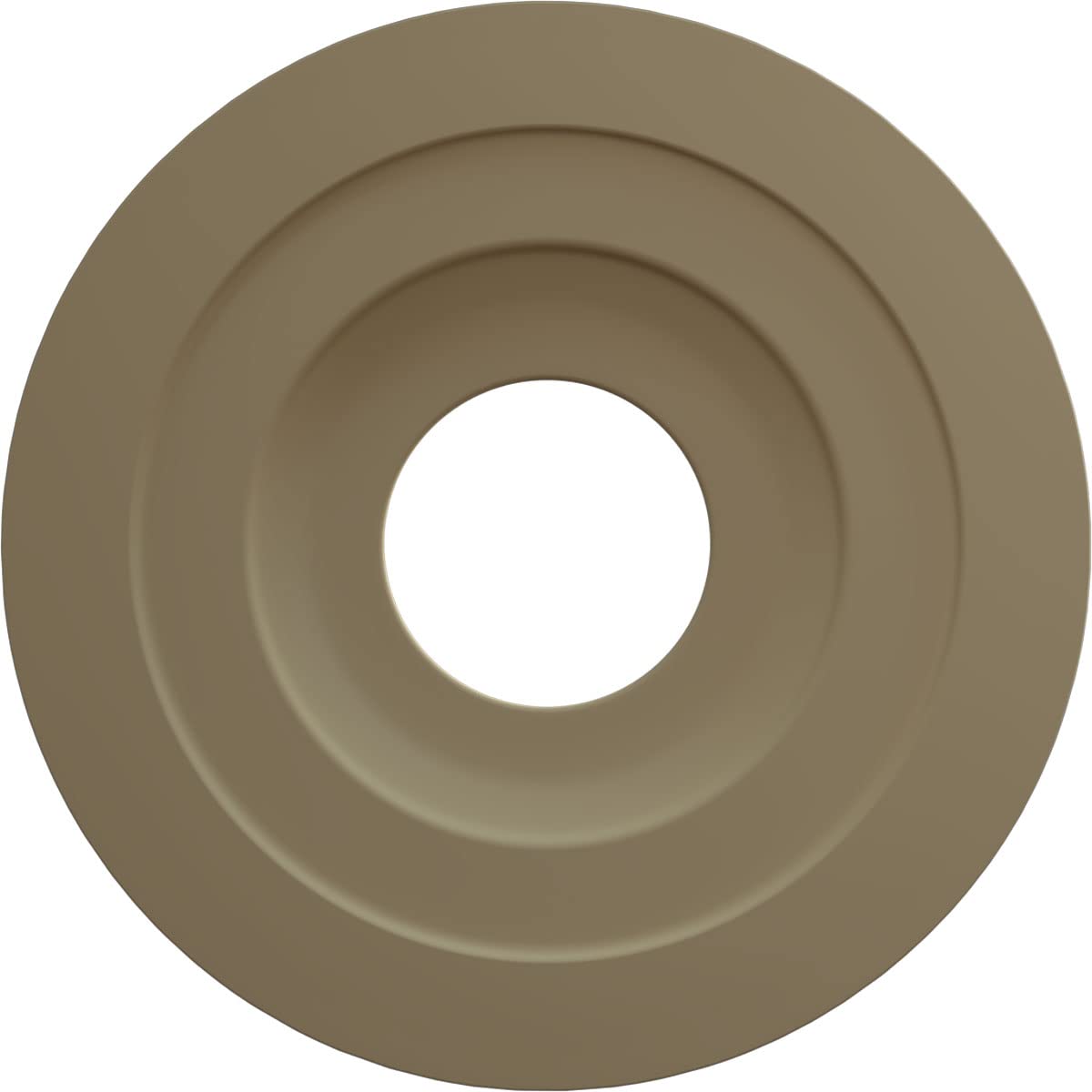 Ekena Millwork Jet Blackthorne Ceiling Medallion, Steel Gray — Amazon image 4