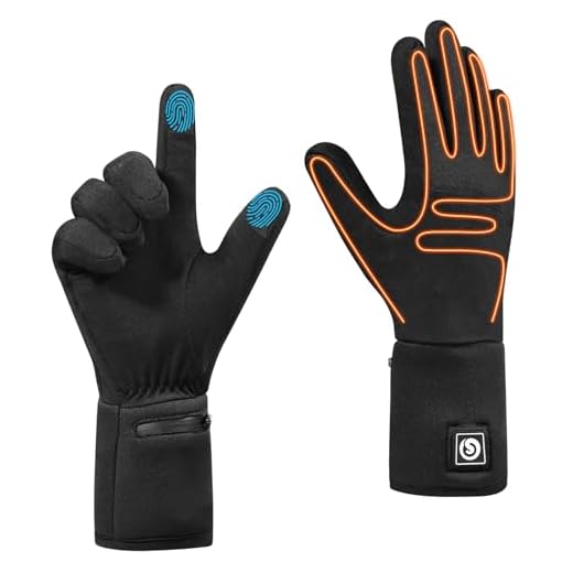 Guantes Calefactables Electrónicos para Hombre y Mujer, Guantes Calefactables Moto Invierno Térmicos de Artritis Batería Recargable Calentador de Mano para Esquí Motociclismo Pesca Senderismo Caza