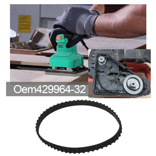 The Lord of the Tools 2PCS Drive Belt 429964-32 Compatible with Black and Decker Sander BR300 11 Inches Length 1/5 Inch Tooth Spacing Pitch 55 Teeth - Image 2